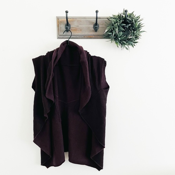 lululemon athletica Sweaters - Lululemon Burgundy Shrug Cardigan Sweater 10